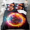 Pattern Series 3D Digital Printing Three-Piece Bedding Kit Bed Sheet Quilt Cover