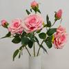 1/3PCS Artificial Flowers Big Silk Roses Home Room Vase Outdoor Garden Wedding Bridal Bouquet Table Decoration Diy Gift Festival