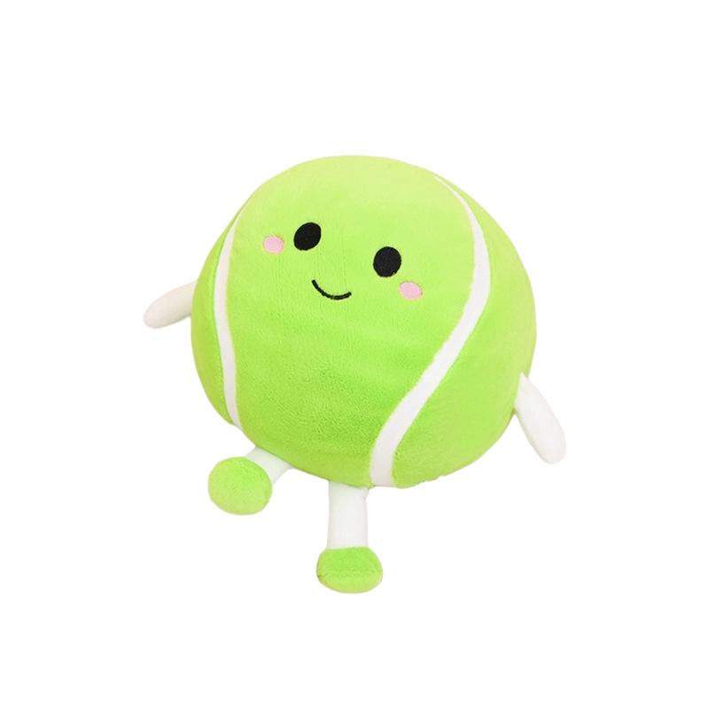Großes süßes grünes Tennisball-Stofftier für Jungen und Mädchen