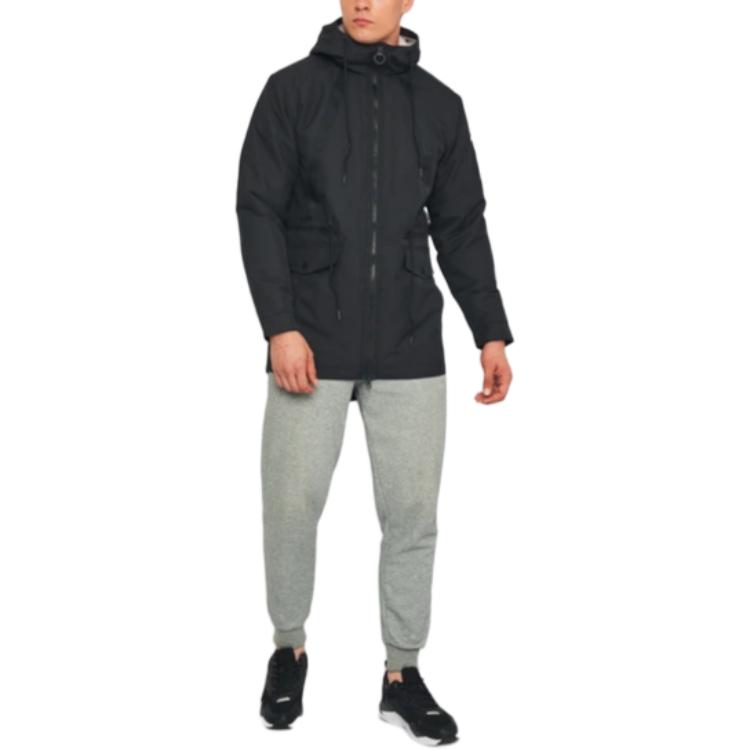 Reebok Outdoor Fleece Hooded Zip Long Sleeve Jacket Men Jackets GQ4930