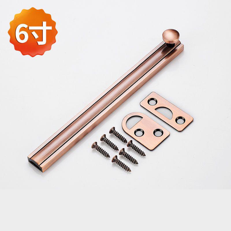 All-Copper Four-Color Universal Latch Security Sliding Door Lock Clear Chinese Latch Home Accessories