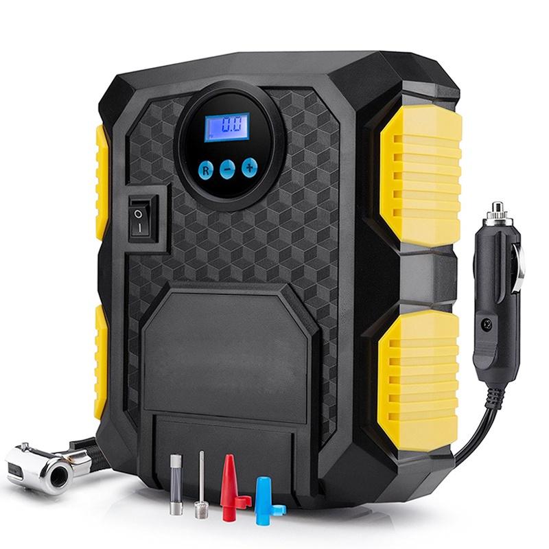 Digitaler Reifenfüller DC 12 Volt Auto Tragbarer Luftkompressor Pumpe 150 PSI Auto-Luftkompressor für Auto Fahrräder Motorräder