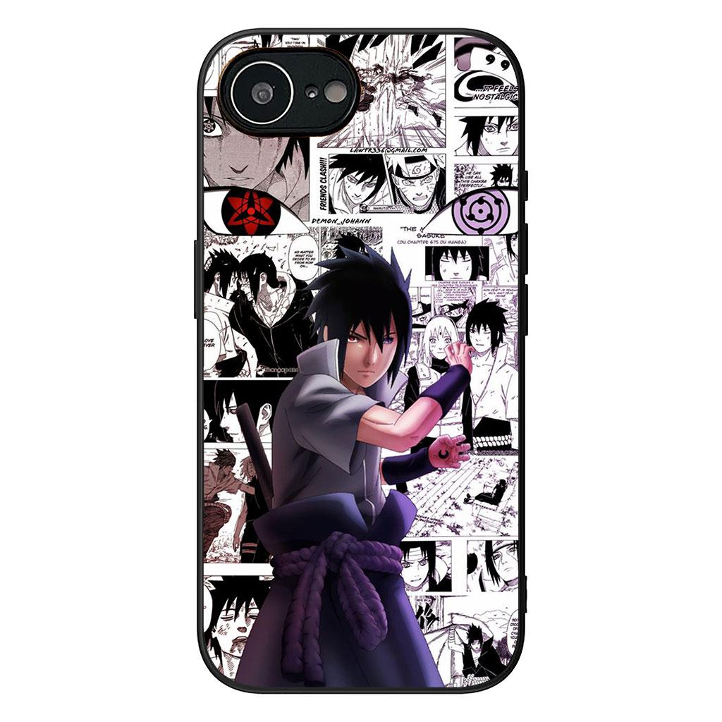 

Cartoon Naruto Uchiha Sasuke Phone Cover Case for Apple iPhone 17 16 11 Pro XS Max XR 6 7 8 Plus + 16E SE Casing iPhone SE (2022)