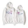 Couple Kingqueen Matching Hoodies Love His And Her Shirts Tops Sweatshirts