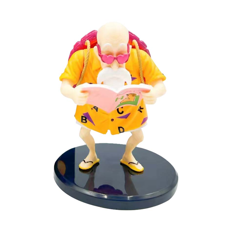 Dragon Ball Z Anime Figure Biye gesture lecherous Master Roshi Kame Sennin PVC Collection Decoration Action Figurine Toy Gift