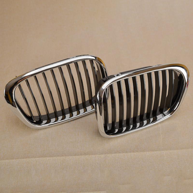 51137005837 1 Pair Car Front Bumper Hood Grilles Fit For BMW 5 E39 520i 523i 525i 528i 530i 535i 540i M5 1999-2003 51137005838