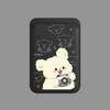Cute Couple Photo Dog Cartoon Pattern Y2K Card Holder Magnetic For iPhone 17 For Samsung Galaxy S26 FE For MagSafe Wallet Cover