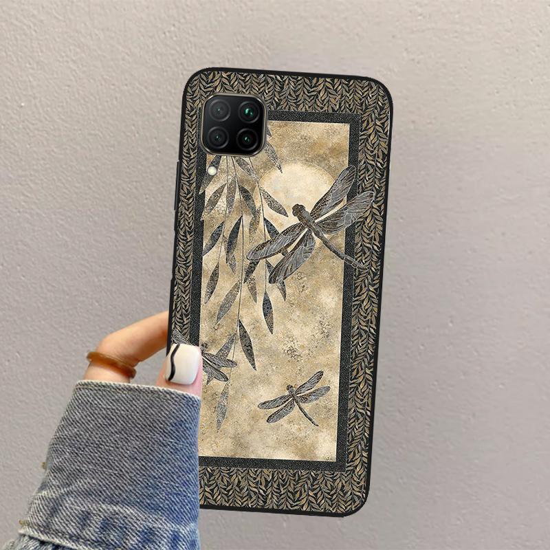 

Dragonfly Pattern For Huawei Nova Y70 Y90 Y60 Y73 Y72 Y61 Y91 12s 12i 11i 8i 9 10 SE P40 Lite P60 P30 Pro Case Huawei Nova Y61