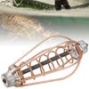 Portable Metal Fishing Feeder Lure Bait Cage Tackle Accessories with Weightcopper colour 20g(7pcs)