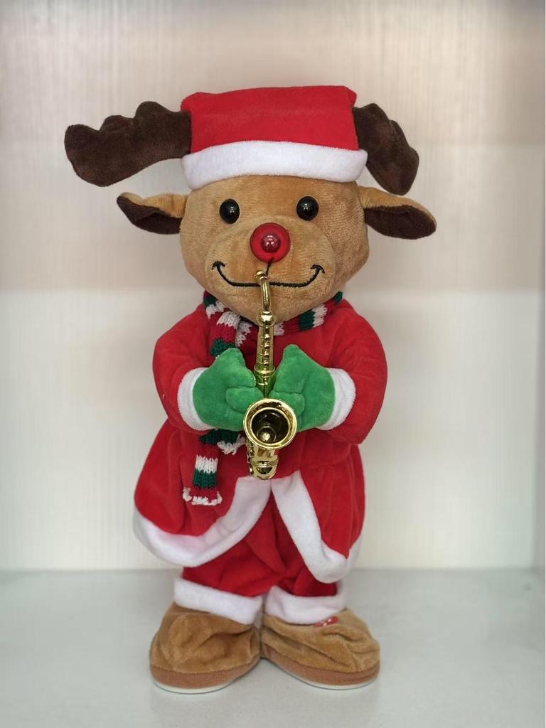 Dancing, Singing, Light-Up Christmas Tree Plush Toy - Festive Decoration & Gift