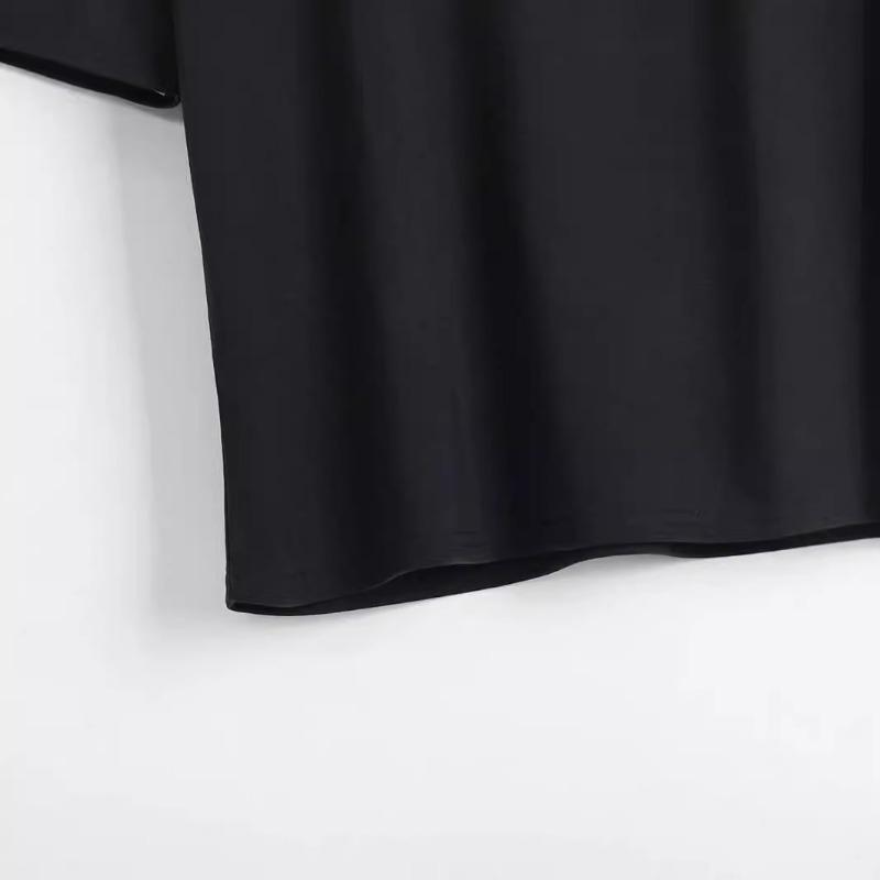 Summer Flag Printed Pure Cotton Short Sleeved Top Casual and Versatile Loose Round Neck Women's T-Shirts Women’s