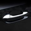 Car Door Pull Handle Panel Cover Carbon Pattern For Mercedes Benz C E GLK ML CLA Class W166 W117 X204 W204 Exterior Accessories