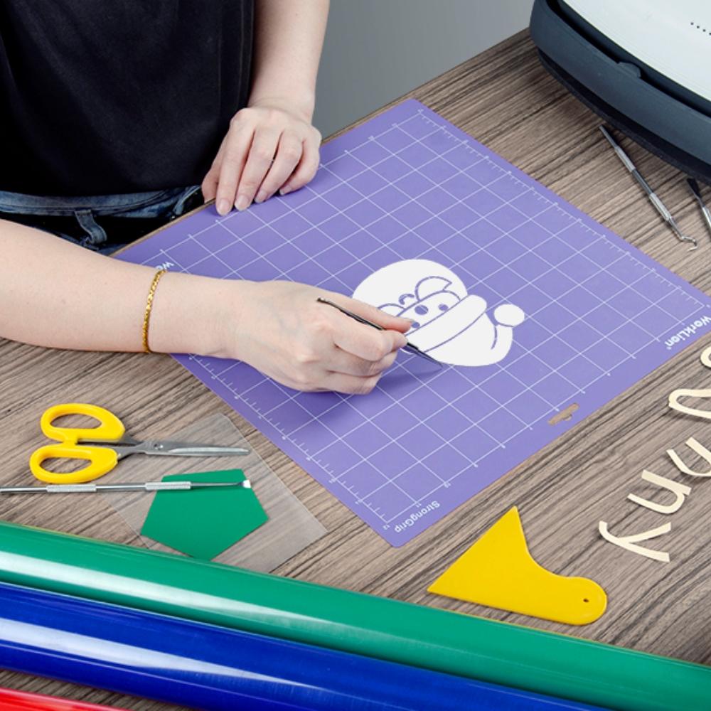 12inX12in PVC Cutting Mat for  Maker Explorer DIY Paper Multifunctional Durable Handicraft Art Engraving Board Sewing Pad