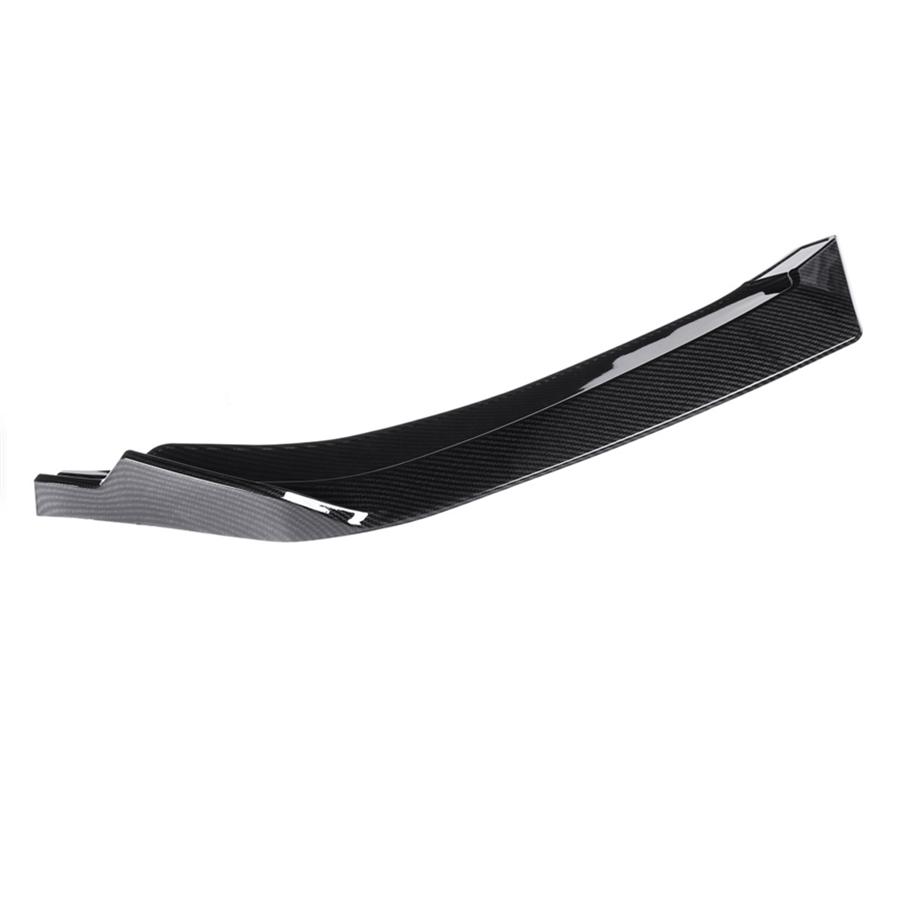 2pcs Anti-scratch Front Bumper Lip Wrap Angle Splitters For 16+ For Honda For Civic Sedan 4Dr
