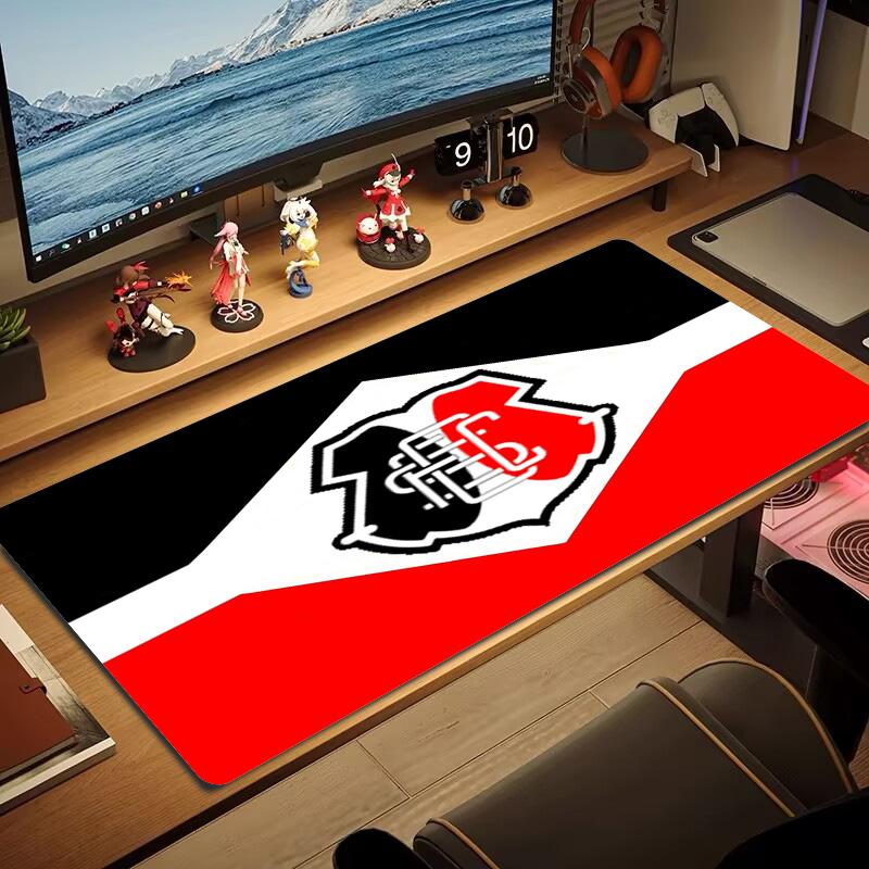 Santa Cruz Color Mouse Pad Large Gaming Table Cushion Non-slip Laptop Tablet Big Mousepad XXL Mat Mini PC Playmat With Lock edge