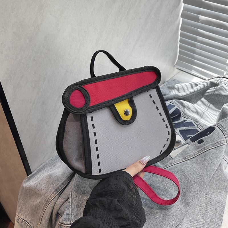 Two-dimensional animation girl heart cute cake bag summer new chain messenger bag light small bag woman