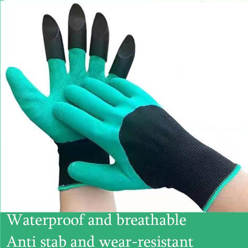 

Gardening Gloves With Claws Breathable Waterproof Working Digging Planting Sting-Resistant Non-slip Protective Latex Gloves