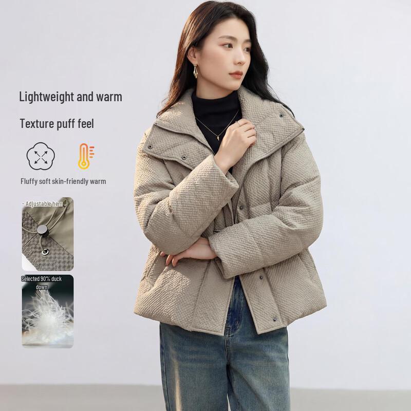 HSTYLE Women s Short Puffer Down Jacket L