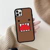 Cute Domo Kun For IPhone 17 16 15 14 13 12 11 Mini Pro Max Plus PC+TPU Back Phone Cover