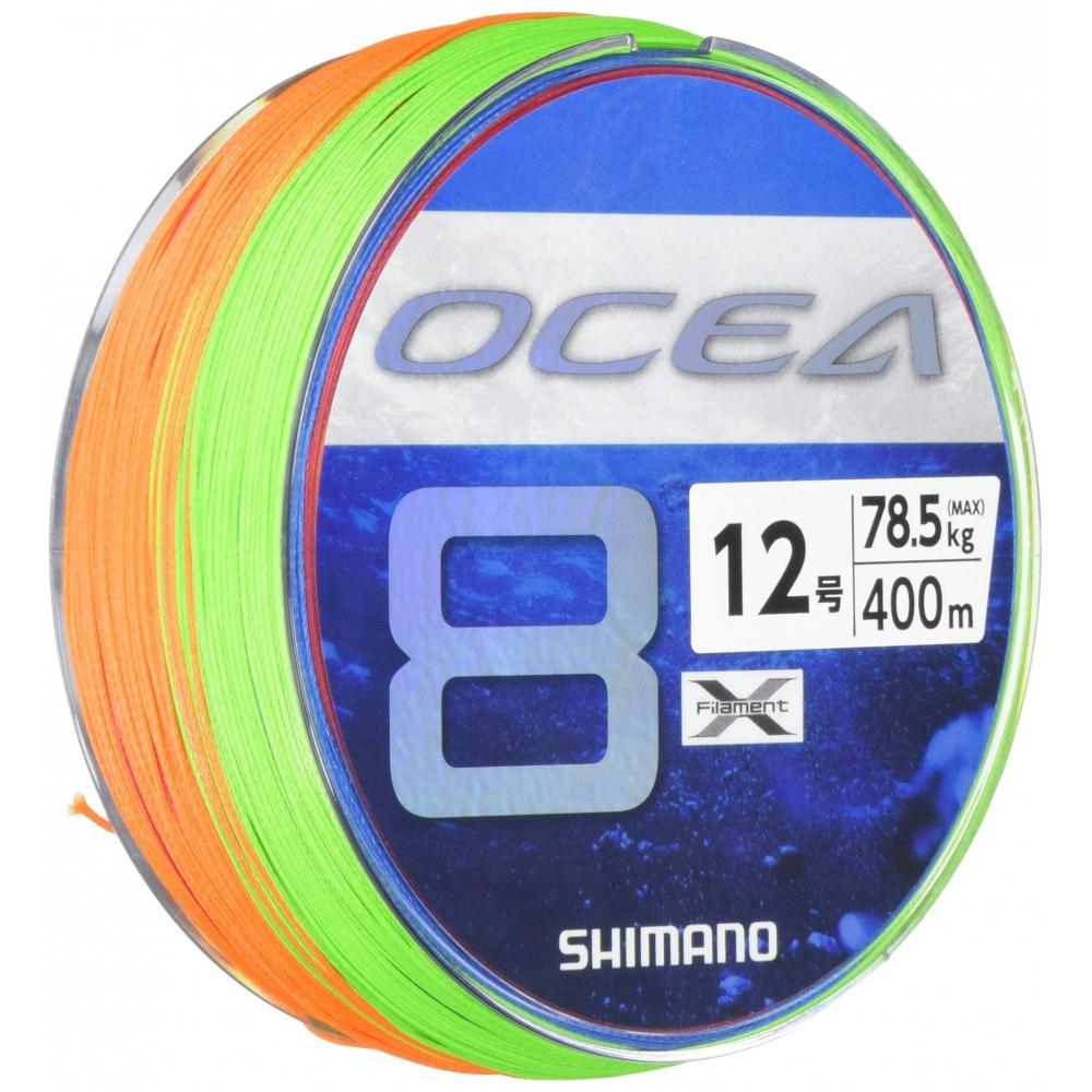 

SHIMANO Line Osea 8 400m No. 12.0 5 Colors LD-A81S Fishing Line Line No. 2