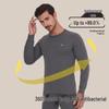 Qipilnag Men's Slim-Fit Pure Cotton Thermal Underwear Set
