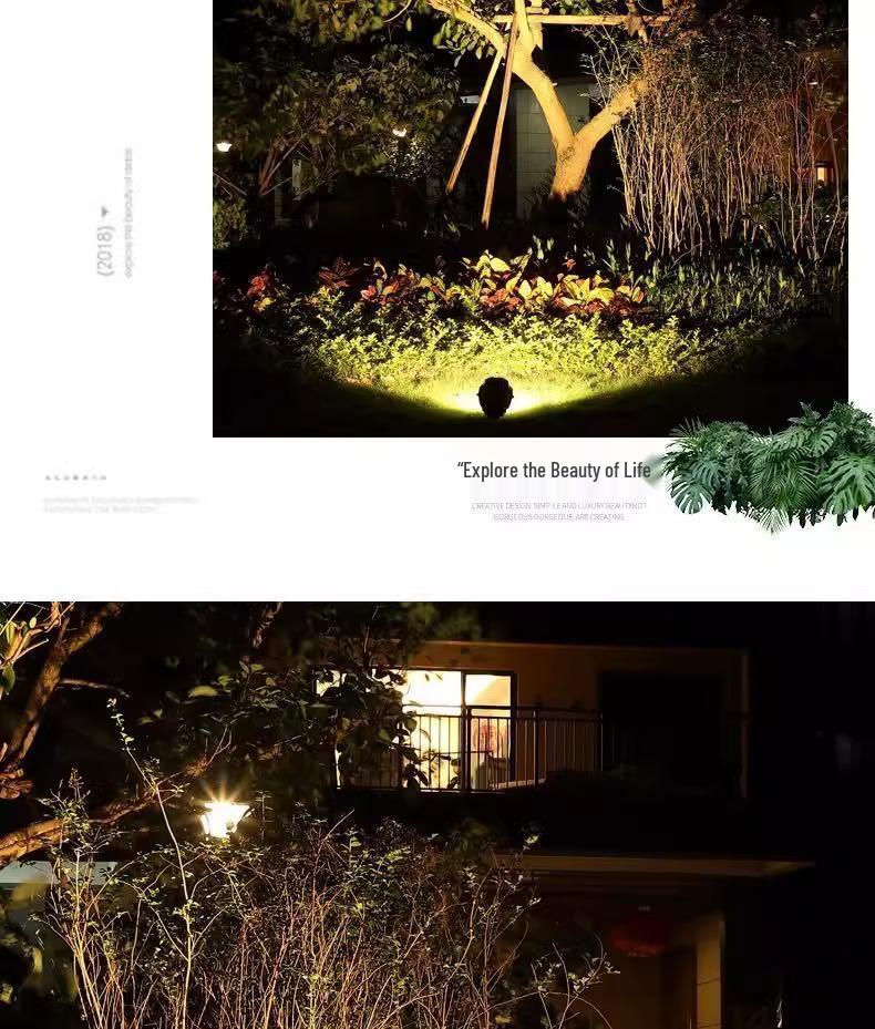 LED Waterproof Outdoor COB Spotlight for Trees and Gardens