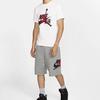 Air Jordan Jumpman Logo Print Knit Sports Crew Neck Short Sleeve T-Shirt Men Tops White DH9493-100