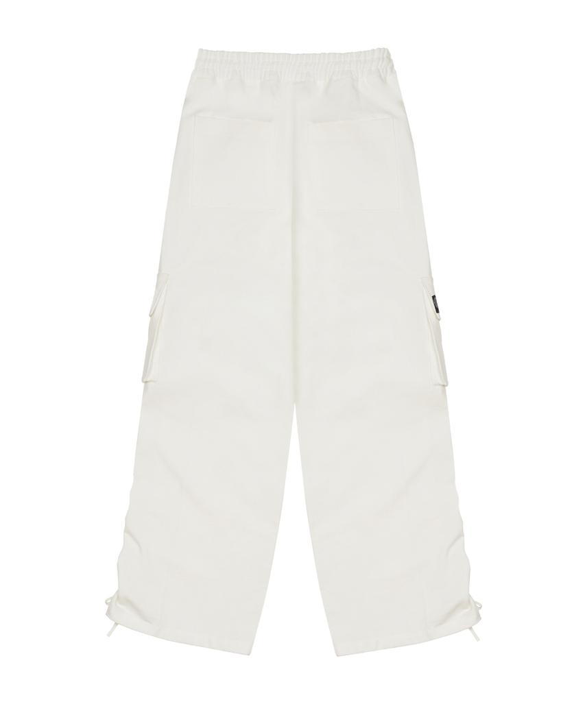 LUVISTRUE Ch Tuck Bootscut Pants(White)