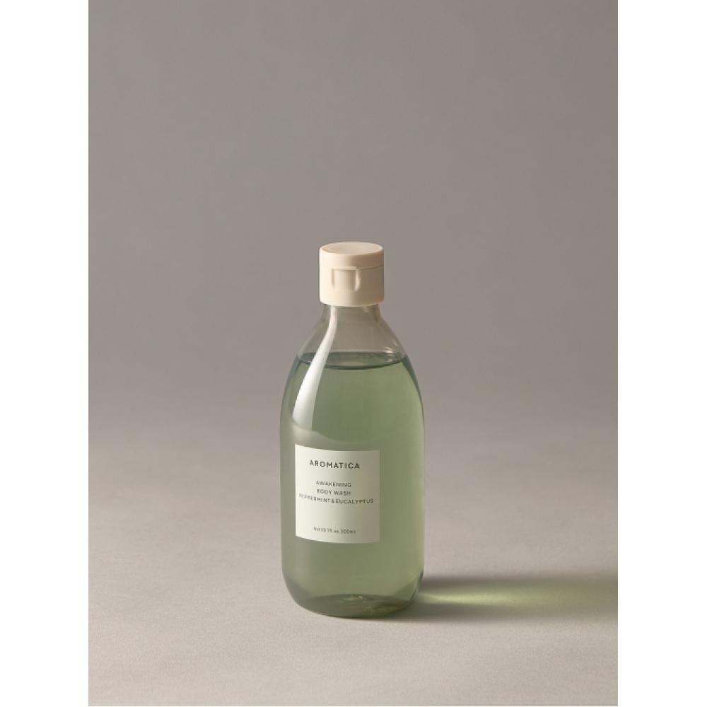 Aromatica [cooling Body Wash] Awakening Body Wash Peppermint   Eucalyptus 300ml NONE