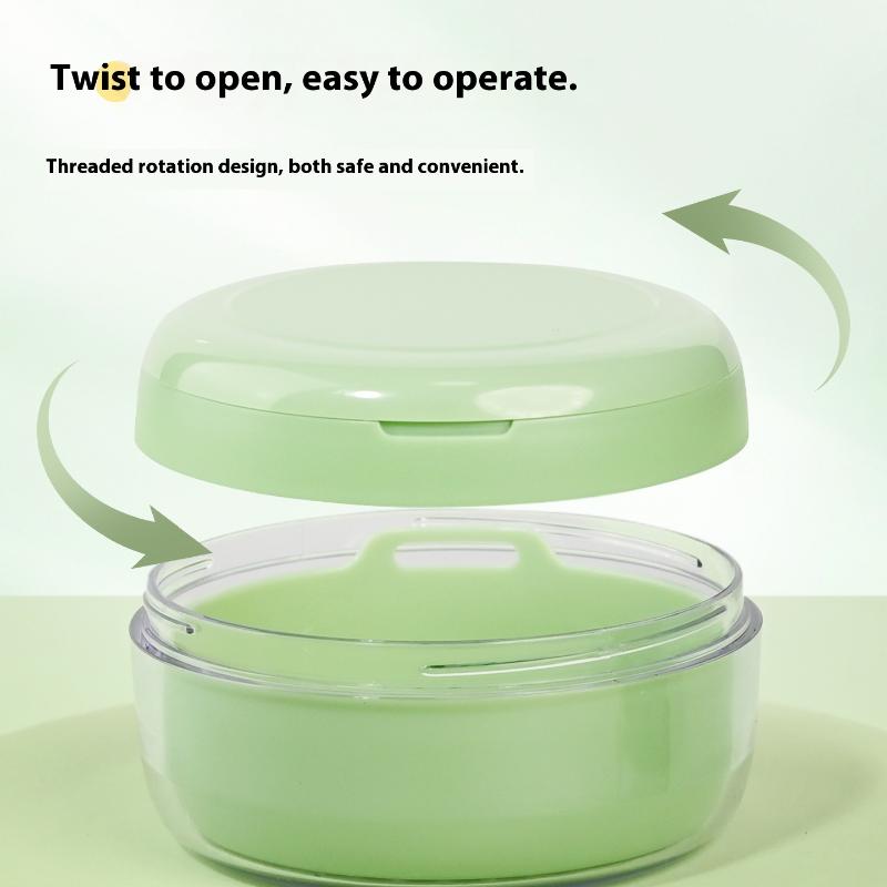 Double Layer Retainer Braces Storage Box Soaking Invisible Teeth Denture Cleaning Tooth Portable Storage Case
