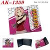 Naruto Shippuden Geldbörse PU-Leder Bi-Fold Druckknopf Anime Kartenhalter Kurze Geldbörse 1 Stück