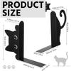 Cute Cat-Shaped Bookend, Desktop Bookshelf, Book Clip, Stationery Storage Book Stand, Home Desktop Decoration.