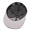 NEW ERA 59FIFTY San Diego Padres Side Patch Two Tone Cap Storm Grey Black MLB ONSPOTZ Exclusive Flat Visor Fitted Baseball Hat Unisex 7 3/4