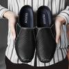 Men Half Loafers Mens Slip On Shoes Men Casual Genuine Leather Breathable Driving Slippers Brand Men's Shoes Moccasins For Man