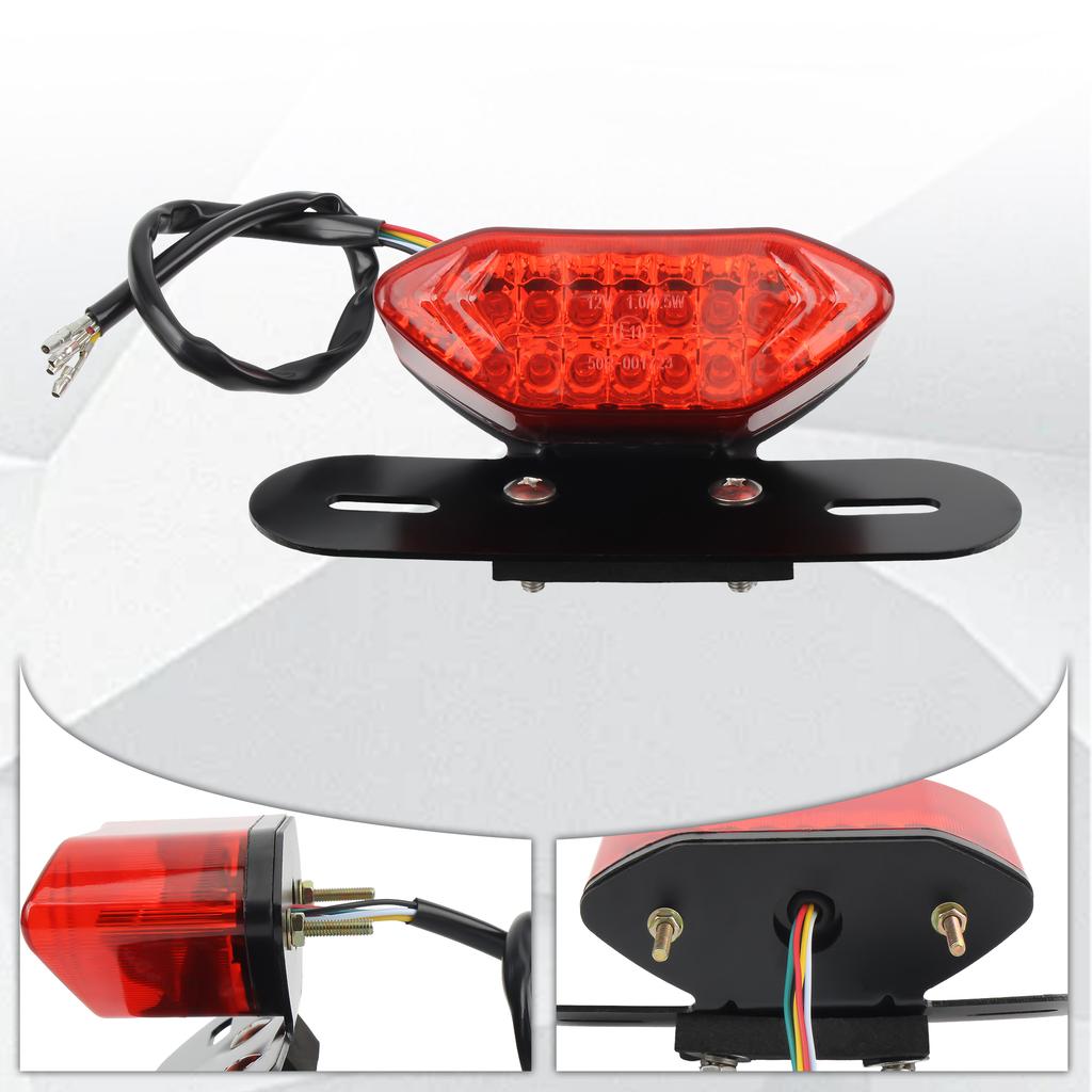 Universal Motorcycle Multi-Function Brake Tail Light For Harley Honda Jialing Cafe Racer DirtBike Turn Signal Modification Parts