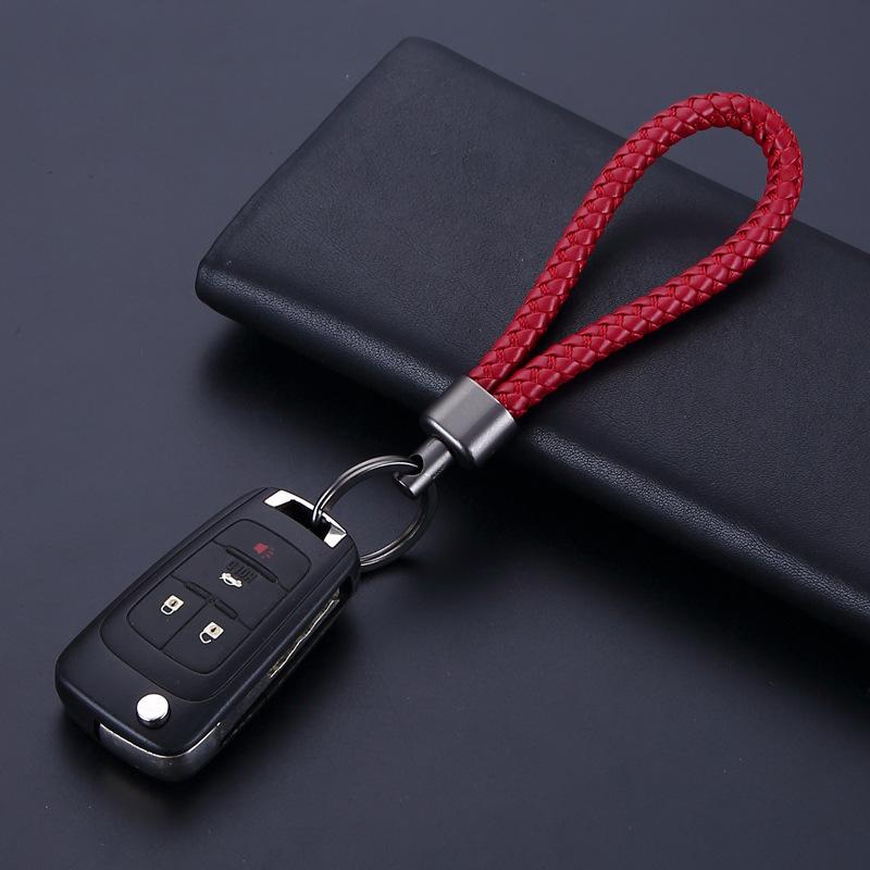 Sleutelhanger Retro Eenvoudig Handgeweven Gesp Metaal Auto Mannen en Vrouwen Huis Anti-verlies Hardware Gesp Accessoires