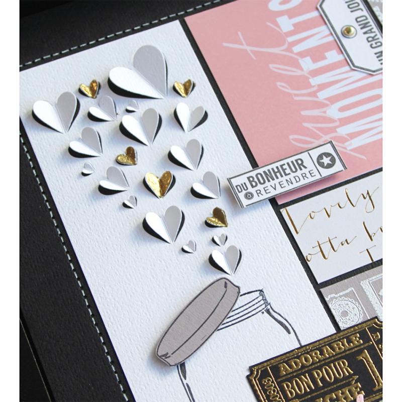 Fold Love Heart Dies Scrapbooking Metal Cutting Craft Die Cuts Home Decorations Emboss Stencil