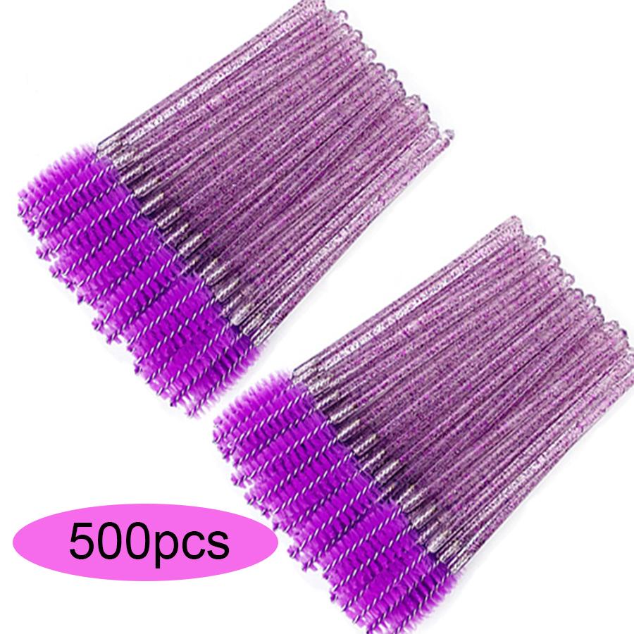 50/100/300/500 uds. Cepillos para Cejas Pestañas Rastrillos para Pestañas Aplicadores de Varitas de Máscara para Extensión de Pestañas Herramienta de Maquillaje LAUKISS