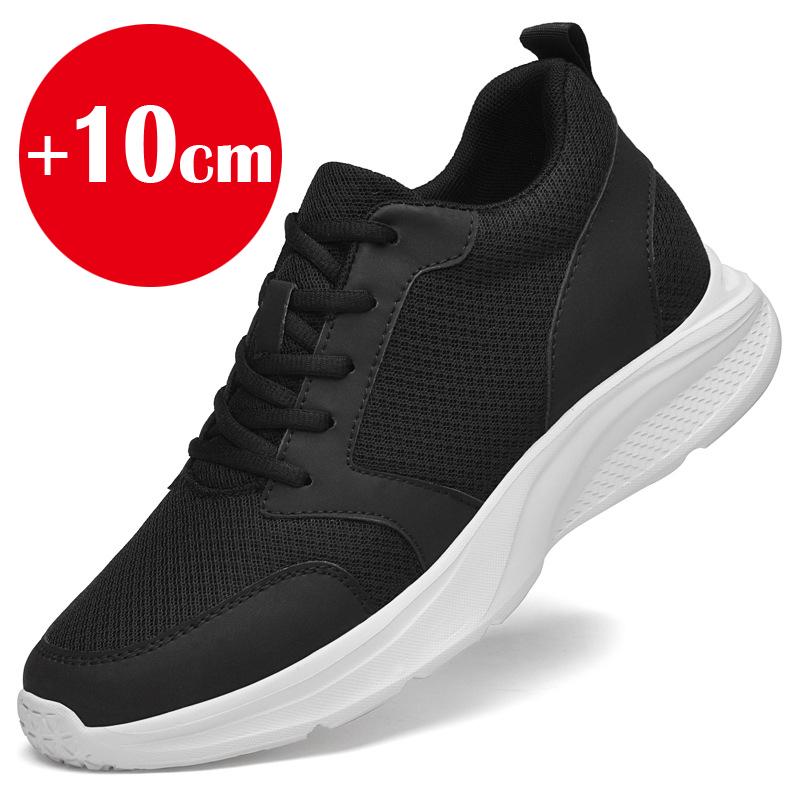 

Мужские туфли с внутренней сеткой, увеличивающей рост на 8 см, спортивная и повседневная обувь, увеличивающая рост, белые туфли с невидимой внутренней сеткой, увеличивающей рост на 6 см 36