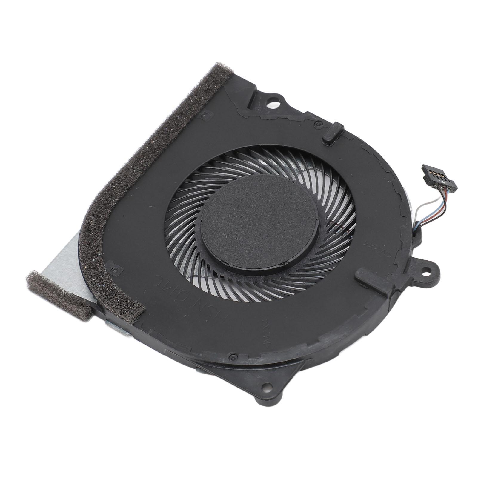 

CPU Cooling Fan 4 Pin Efficient Heat Dissipation Laptop Cooling Fan Replacement for HP Probook 430 G6 Series DC5V 0.5A