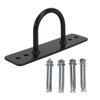 Battle Ropes Anchor Iron Construction 300KG Capacity Wall Ceiling Mount Anchor Bracket for Fitness Boxing Equipment