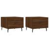 VidaXL Coffee Tables 2 Pcs Brown Oak 50x50x40 Cm Engineered Wood 829443