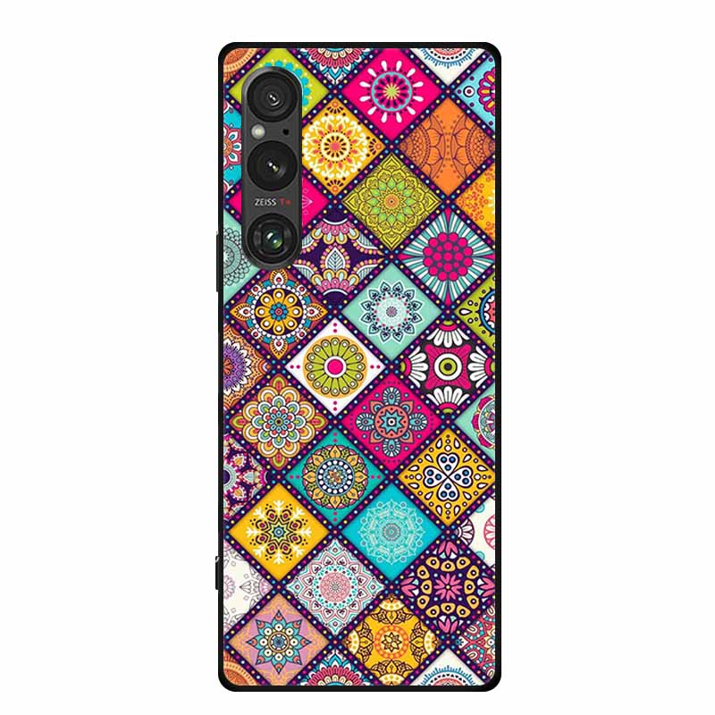 Etui na Sony Xperia 1 VI, luksusowe, miękkie silikonowe etui z TPU na tył telefonu Sony Xperia 1 VI 5G, urocze, odporne na wstrząsy, z motywem kwiatów i kreskówek