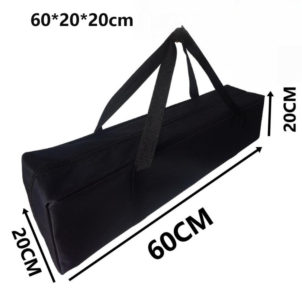 Borsa Portaoggetti Nera Grande Borsa per Palo Tenda in Tela Nuova Borsa Portaoggetti in Tessuto Oxford Forniture da Esterno