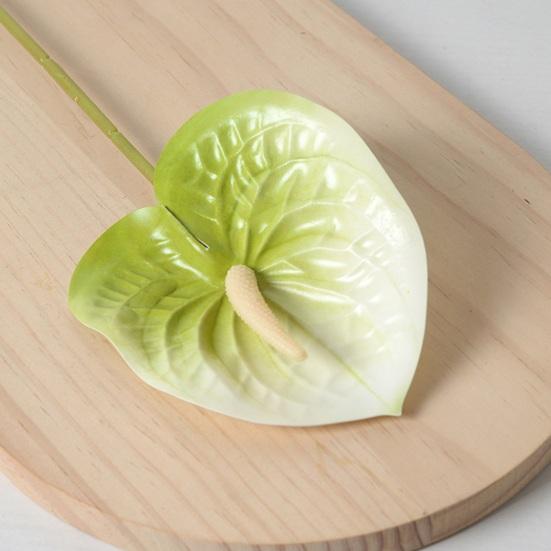 27,5" Umělé květy Anthurium se stonkem Falešná květina Výplň do vázy Real Touch Falešná květinová aranžmá pro střed stolu Svatba Domácí dekorace