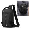 Sports Backpack Multipurpose Large Capacity Casual Fashionable Men Travel Backpack for Sports Travel Business Black