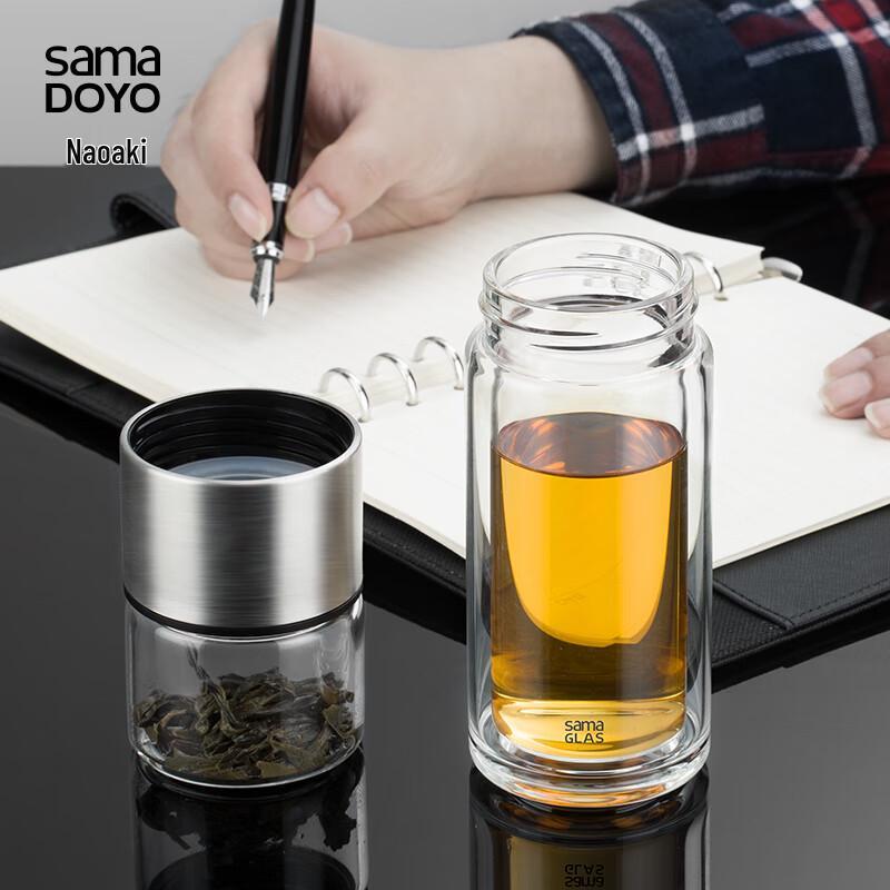Shangming Portable Tea Infuser Glass Mug