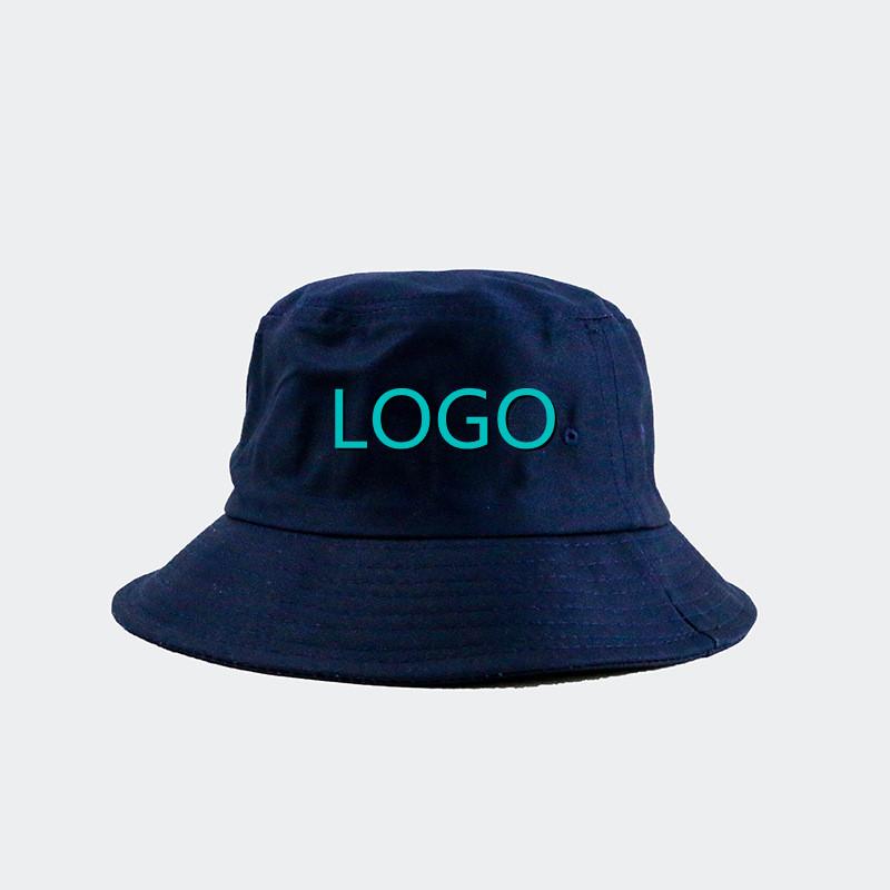 Custom Logo Summer Solid Color Foldable Bucket Hats For Women Beach Sun Cap Outdoor Fisherman Caps Unisex Sunscreen Panama Hat