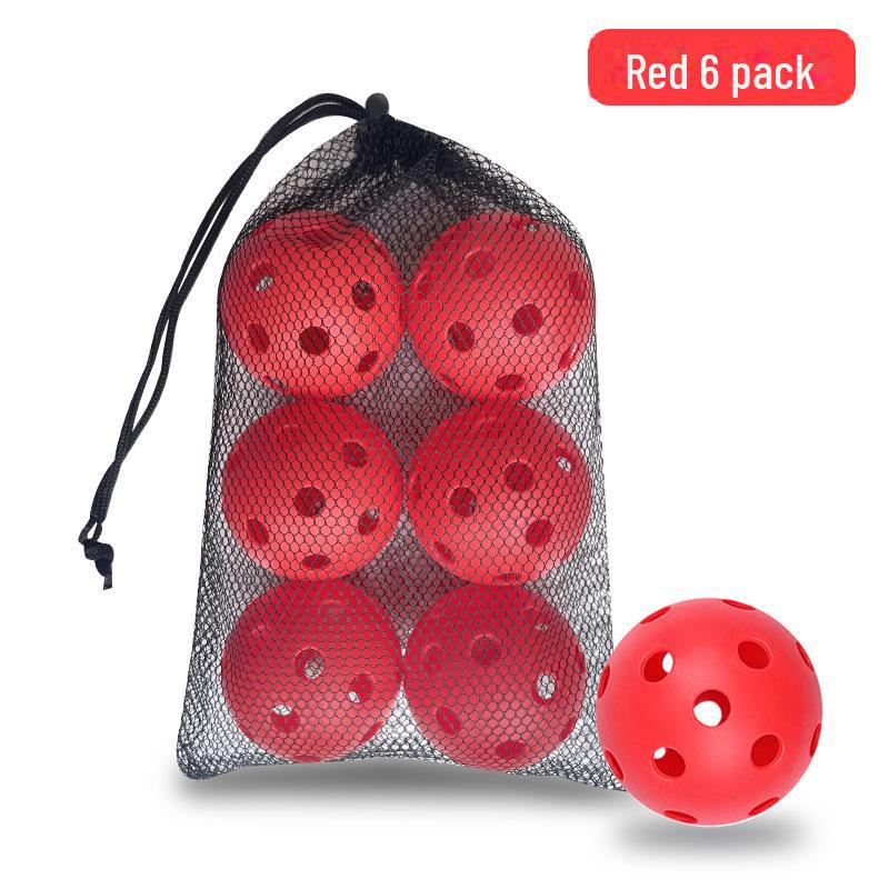 Dual Use 72mm Pickleball with 26 Holes for Indoor & Outdoor Practice