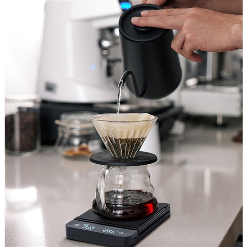 Small LED Display Coffee Scale Food Scales Plastic Material Small Digital Coffee Scale Perfect Gift for Coffee Lovers